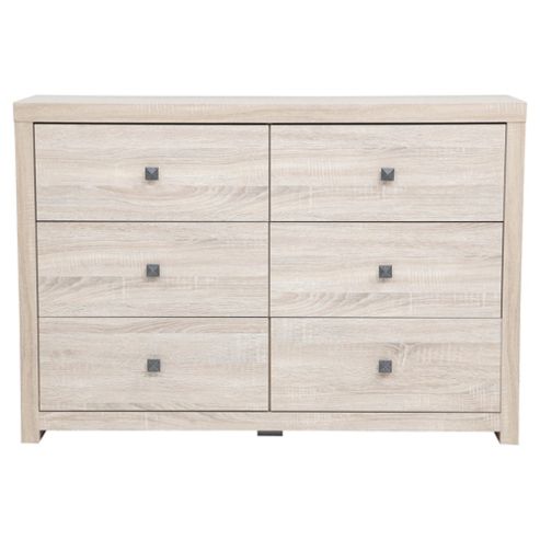 Image of Torino 6 Drawer Chest, Oak