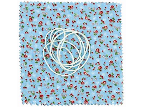Image of Tala 130 Fabric Jam Jar Covers Blue X6