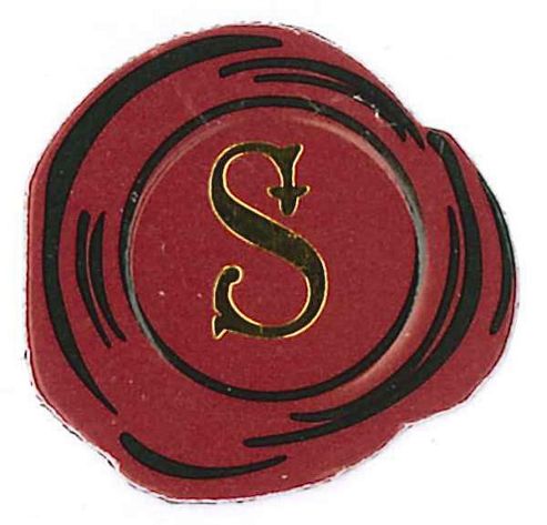 Image of Manuscript Wax & Seal Letter S