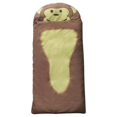 Image of Tesco Kids' Sleeping Bag, Monkey