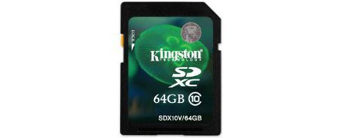 Image of Kingston 64gb Sdxc Flash Card (class 10) Cbid:2351632