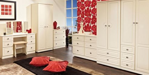 Image of Welcome Furniture Pembroke Combi Wardrobe - Cream