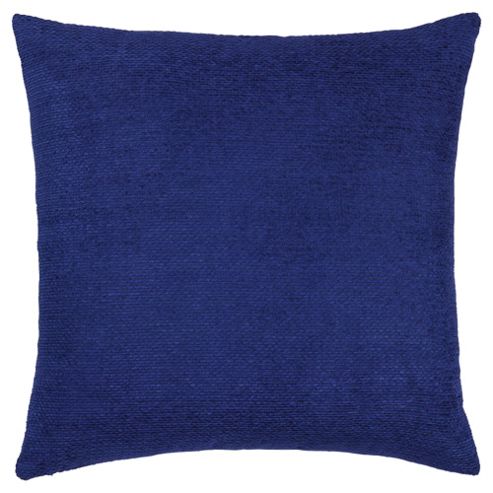 Image of Texture Chenille Cushion Large, Navy
