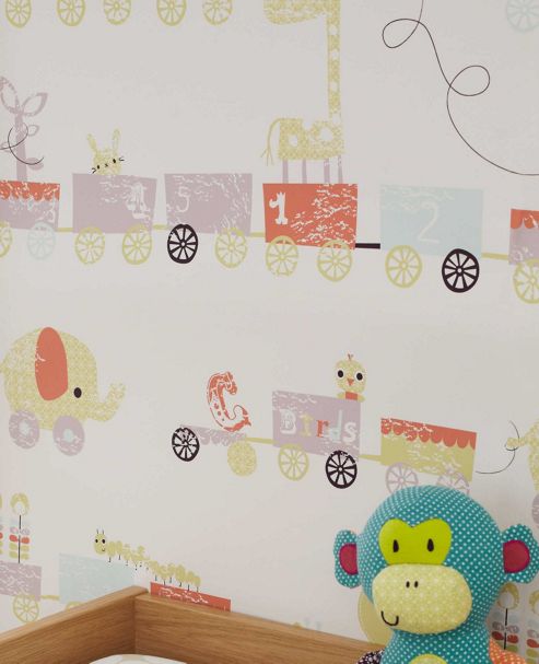 Image of Mamas & Papas - Jamboree - Wallpaper