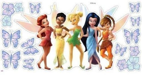 Image of Disney Fairies Wall Stickers - Large