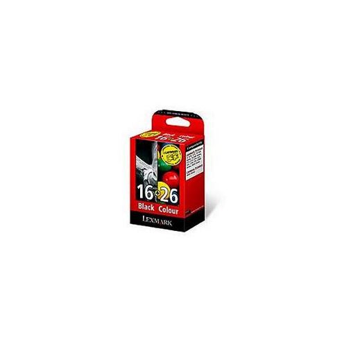 Image of Lexmark Combo Pack Colour No 16 Plus 26 Print Cartridges