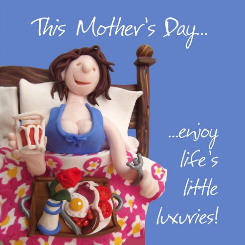 Image of Holy Mackerel Mothers Day Little Luxuries Greetings Card