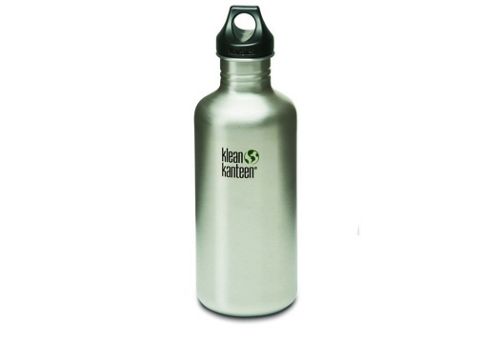 Image of Klean Kanteen 1182ml Classic Water Bottle Brushed Steel (w/loop Cap)