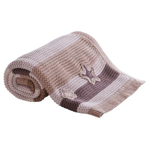Image of Clair De Lune Pick 'n' Mix Pram Blanket - Natural