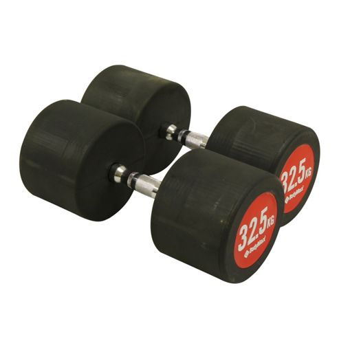 Image of Bodymax Pro V3 Rubber Dumbbells - 32.5kg