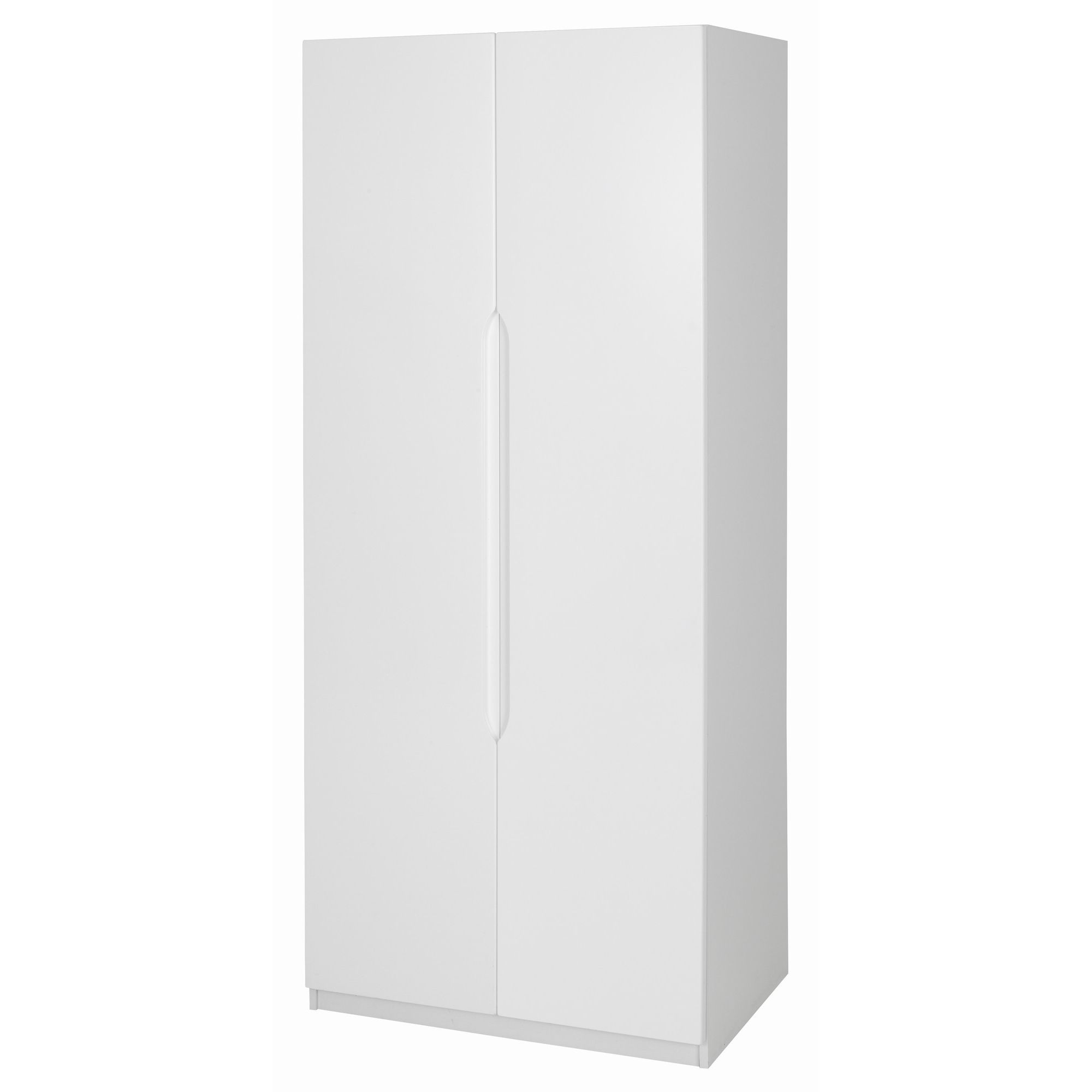 Alto Furniture Visualise Alpine 2 Door Wardrobe - High Gloss White at Tesco Direct