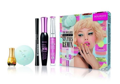 Image of Bourjois Make-up Kit Sixties Remix (mascara/eyeliner/lipgloss/eyeshadow