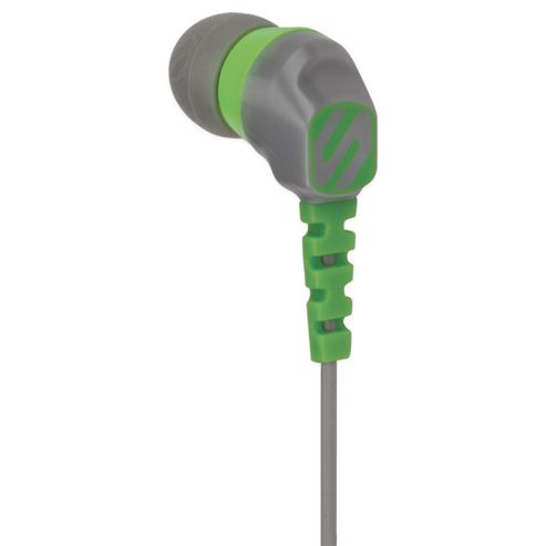 Image of Scosche Thudbuds Sport Earbuds (green/grey)