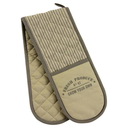 Image of Tesco Fresh Produce Double Oven Glove , Stone