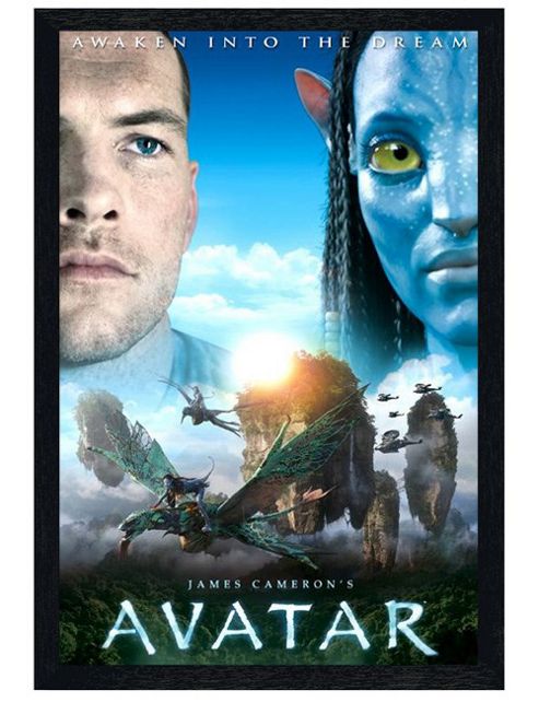 Image of Avatar Black Wooden Framed Awaken Into The Dream Poster