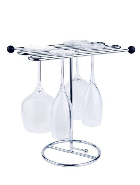 Image of Wine & Champagne Glass Holder Dryer Drainer Stand