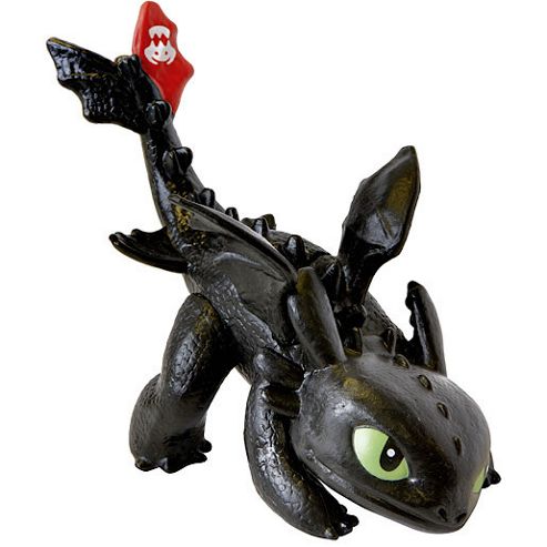 Image of Dragons Defenders Of Berk - Toothless Mini Dragon (red Tail Version 2)