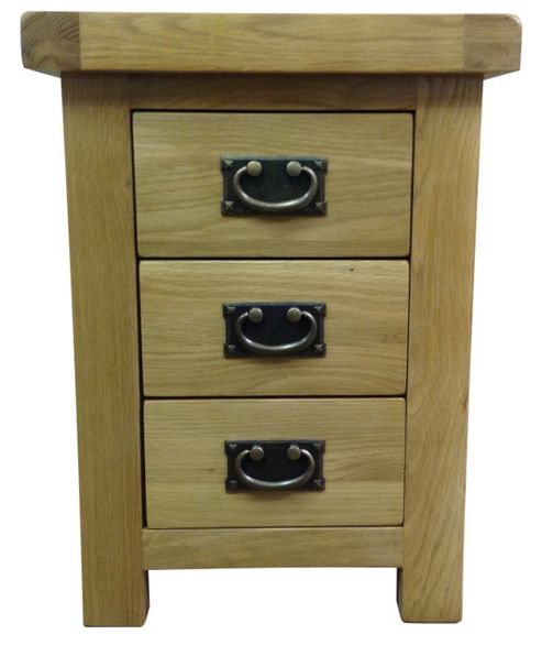 Image of Thorndon Hampton 3 Drawer Bedside Table
