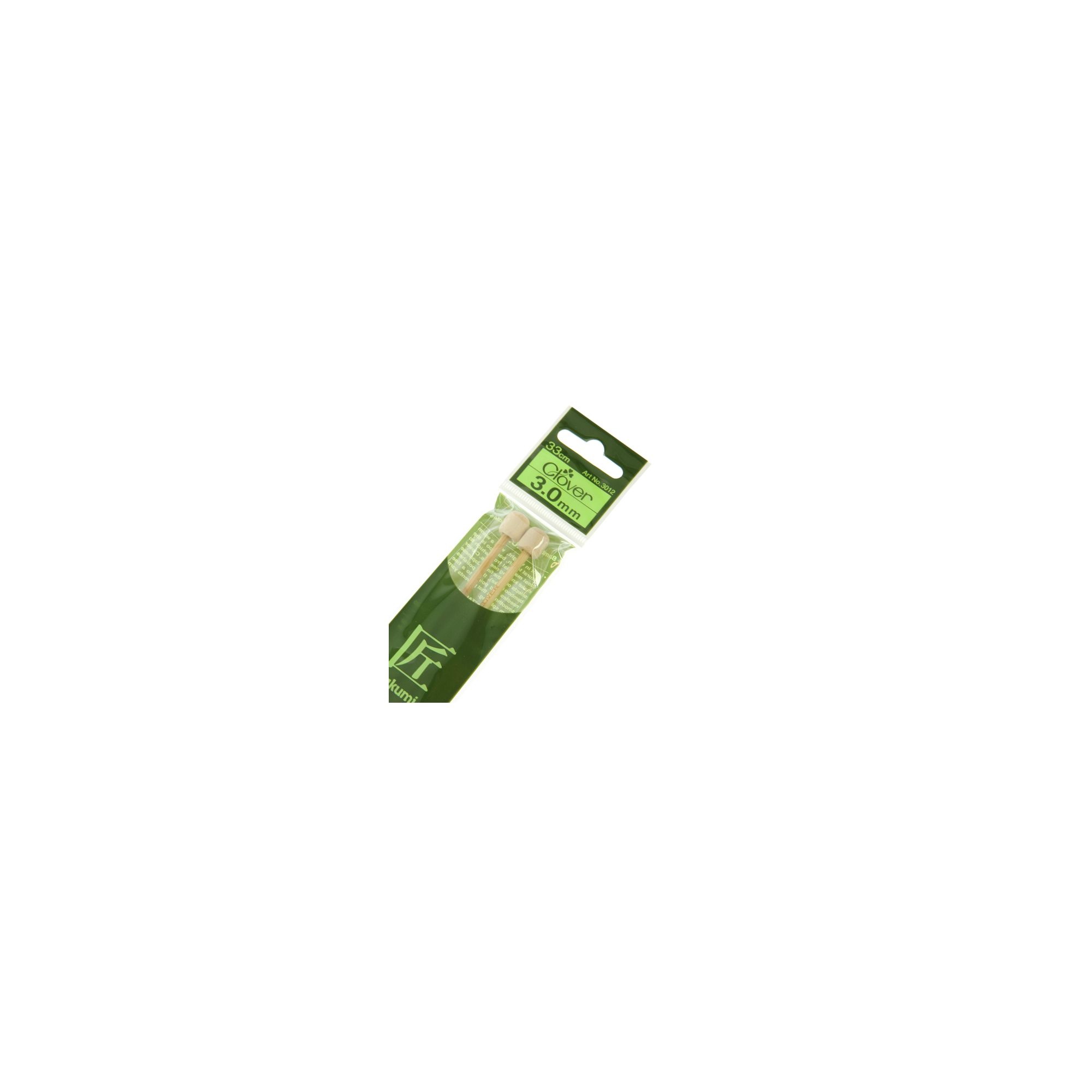 Clover Takumi Bamboo Knitting Needles 30mm 2pk