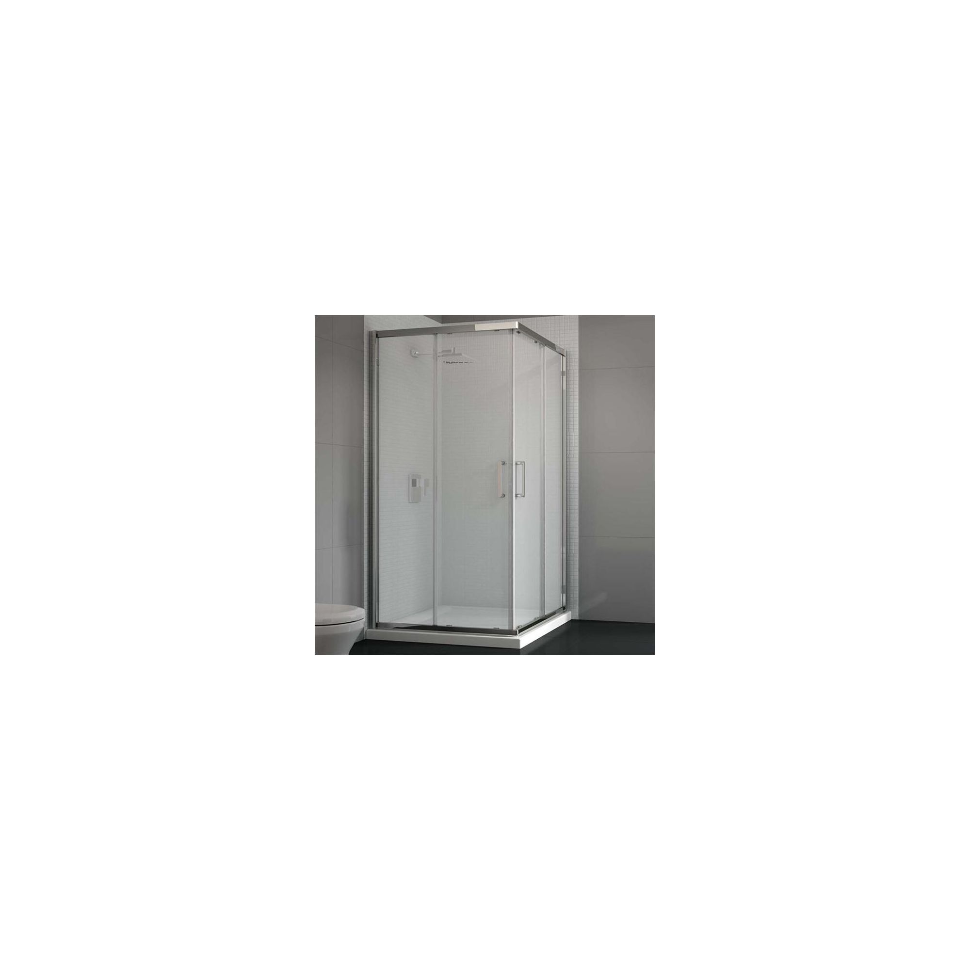 Merlyn Vivid Six Corner Entry Shower Door, 800mm x 800mm, 6mm Glass at Tesco Direct