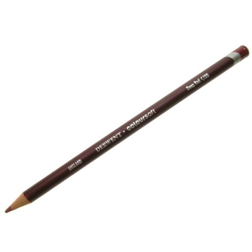 Image of West Design Products Derwent C130 Coloursoft Pencils Deep Red