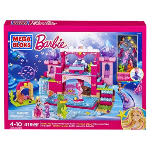Image of Megabloks Barbie Underwater Castle Playset