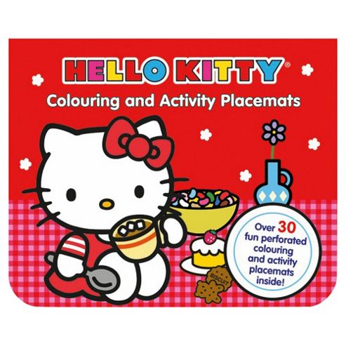 Image of Hello Kitty Activity Placemats