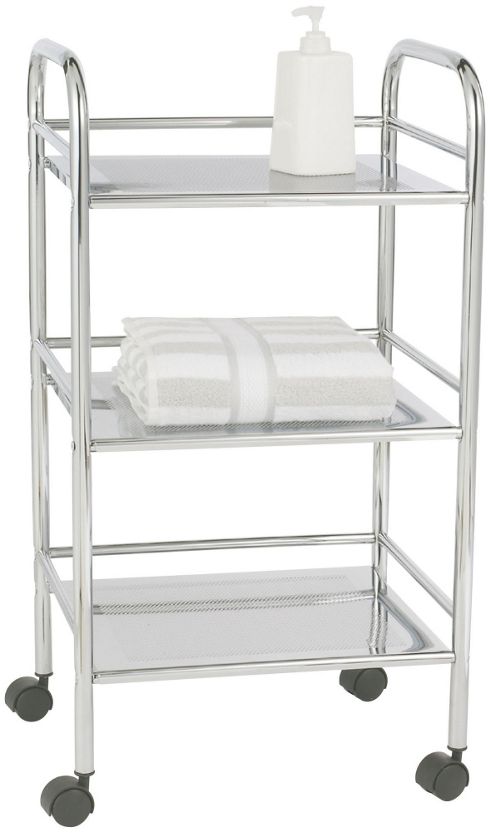 Image of Wenko Bathroom Trolley With 3 Levels