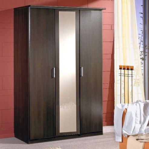 Image of Amos Mann Furniture Venice 3 Door Wardrobe - Wenge