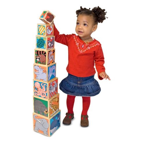 Image of Wooden Animal Nesting Blocks - Melissa & Doug