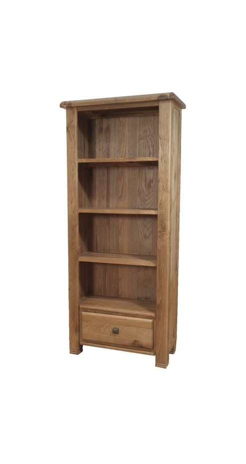 Image of Furniture Link Danube Bookcase In Weathered Oak