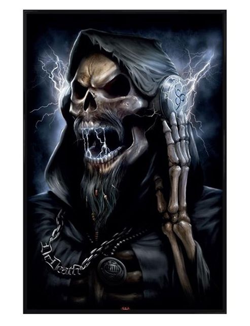Image of Spiral Gloss Black Framed Dead Beats Poster