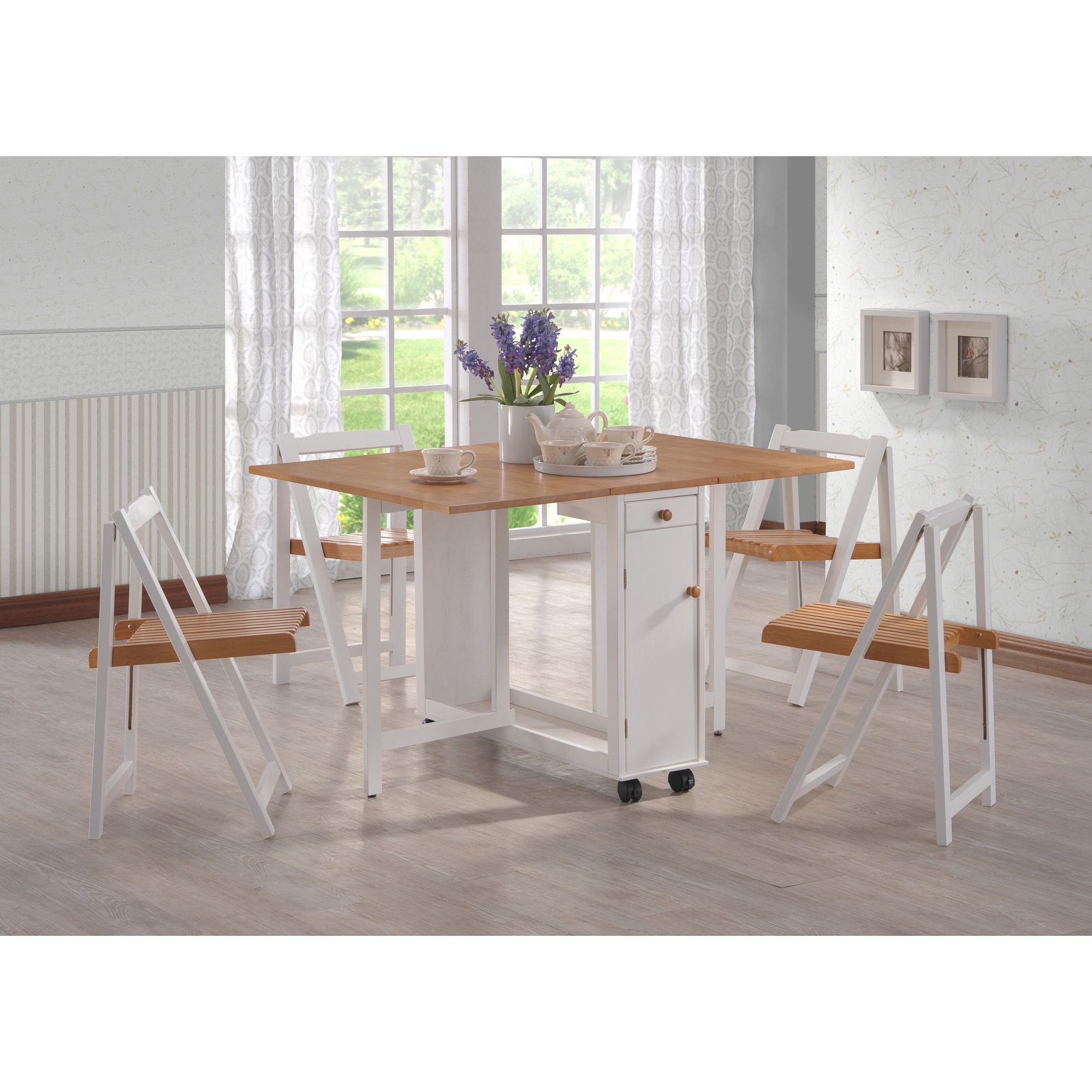 G&P Furniture Gate-Leg 5 Piece Dining Set at Tescos Direct