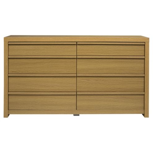 Image of Tribeca 8 Drawer Chest Oak