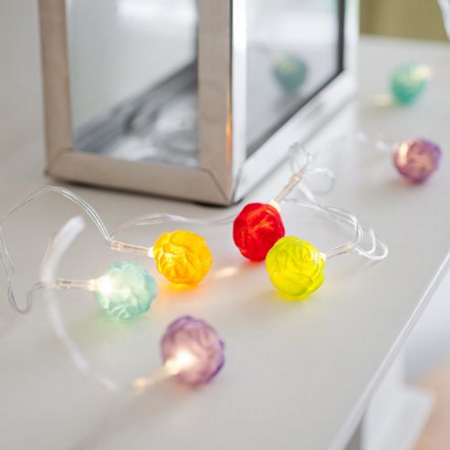 Buy 10 Multi Coloured Rose Battery LED Fairy Lights from our Novelty Lighting range - Tesco