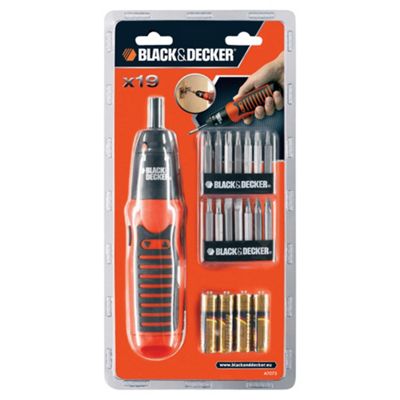 Black And Decker Cordless Battery Screwdriver