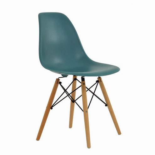 Image of Eames Dsw Replica Dining Chair Marine Blue