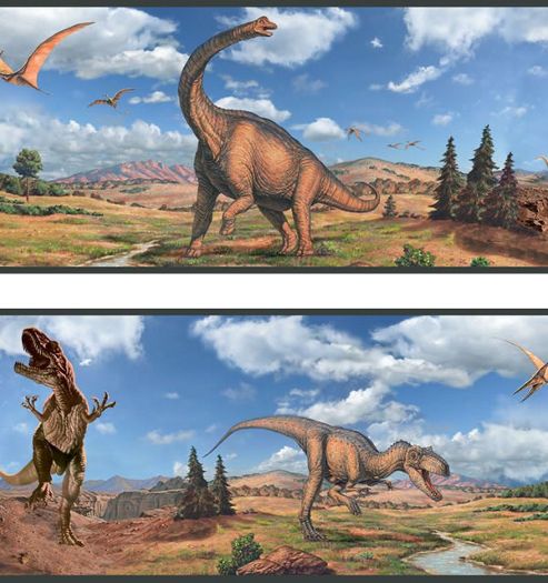 Image of Dinosaur Bedroom Border