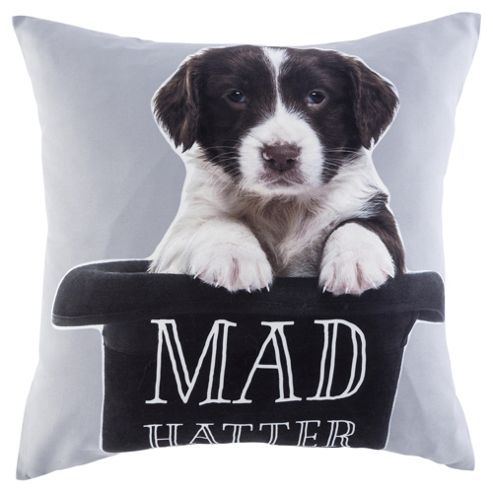 Image of Novelty Hatter Puppy Cushion