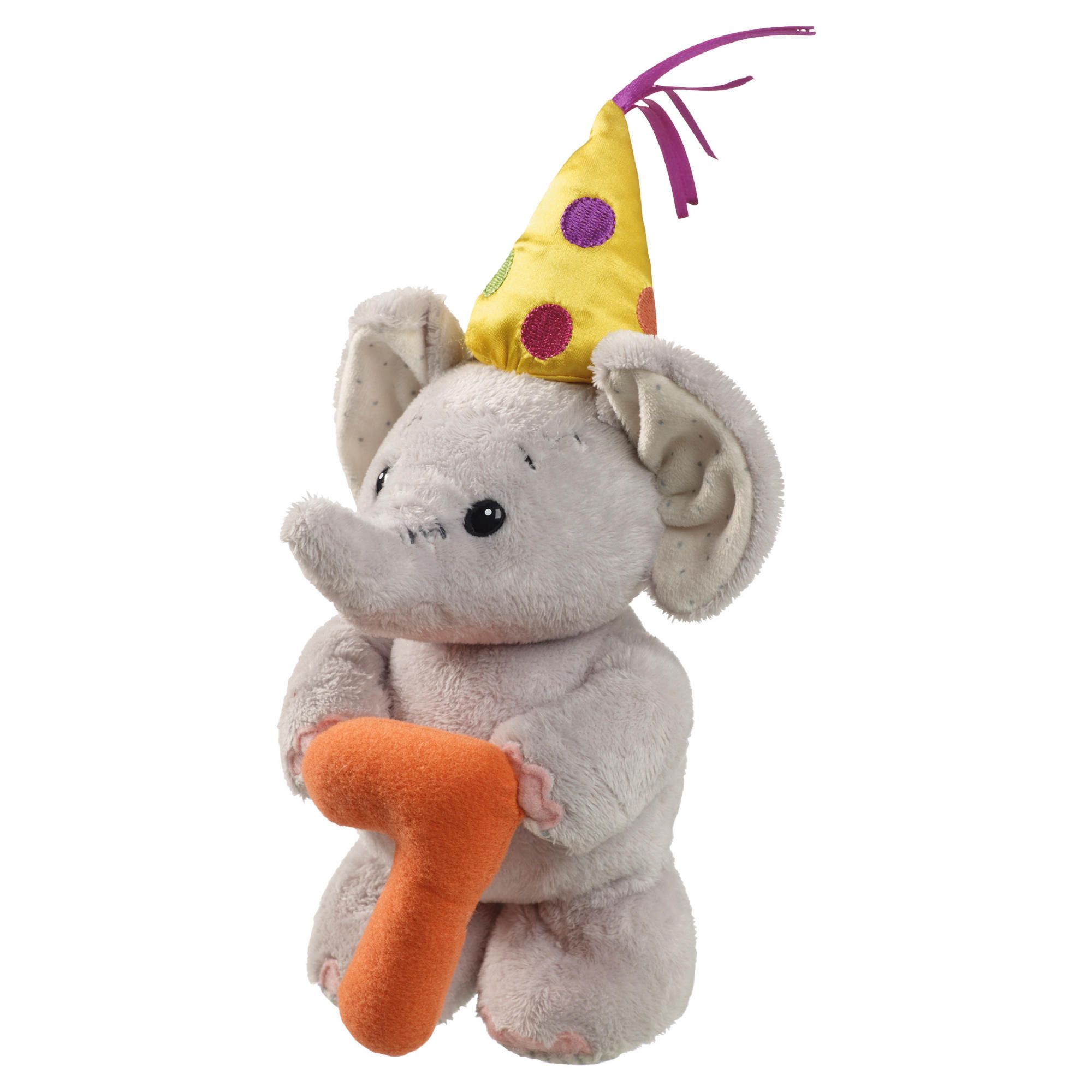 7th Birthday Elephant Soft Toy