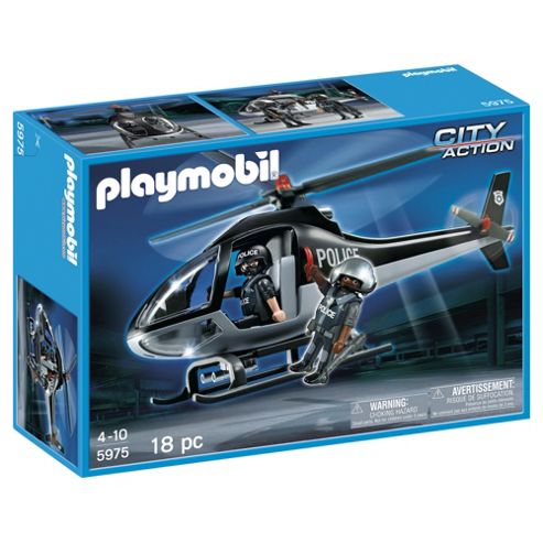 Image of Playmobil Police Helicopter 5975