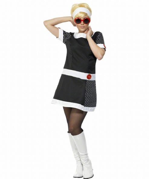Image of Mod Chic - Adult Costume Size: 14-16