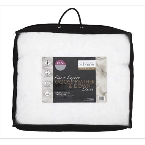 Image of Catherine Lansfield Home Signature Goose Feather And Down 13.5 Tog - Double