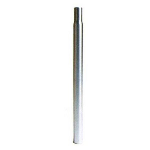Image of Zoom 350mm Straight Alloy Seat Post In Silver - 25.4mm