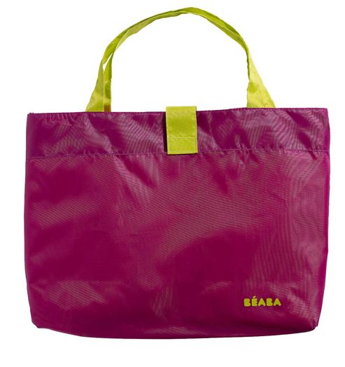 Image of Beaba Baby Comfort Seat For Shopping Trolley - Pink & Green