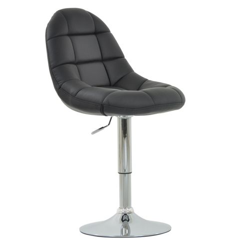 Image of Montrose Swivel Padded Dining Chair Black