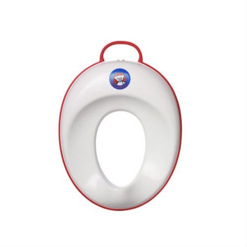Image of Babybjorn Toilet Trainer Seat (snow White/bright Red)