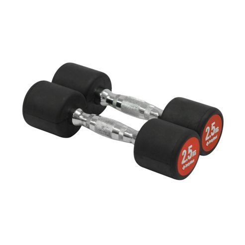 Image of Bodymax Pro V3 Rubber Dumbbells - 2.5kg
