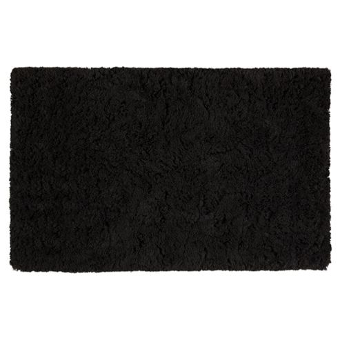 Image of Tesco Soft Shaggy Rug 70 X 130cm, Black