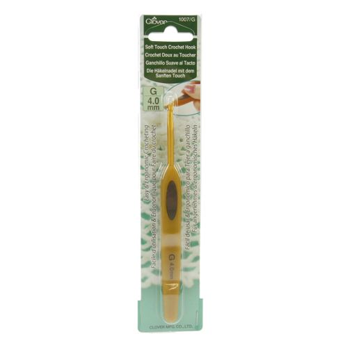 Image of Clover Soft Touch Crochet Hook - 4.0mm